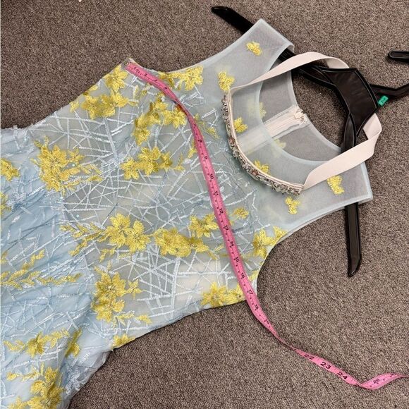 Charming Organza & Floral Lace with Beads Party  Dress/ Prom Dress - Picture 14 of 16